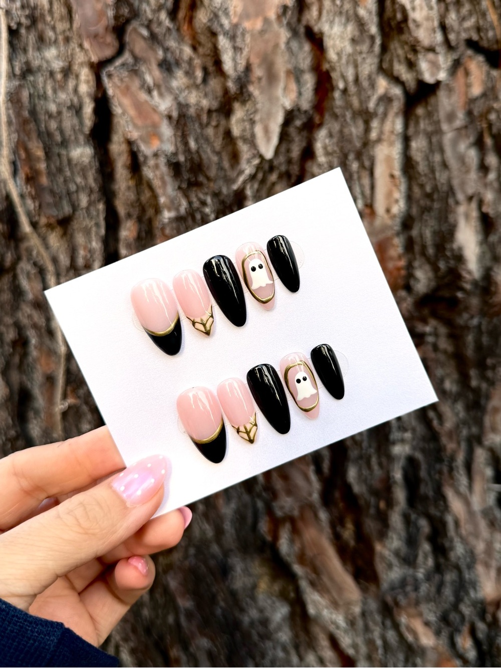 Gilded Ghost Press-On Nails
